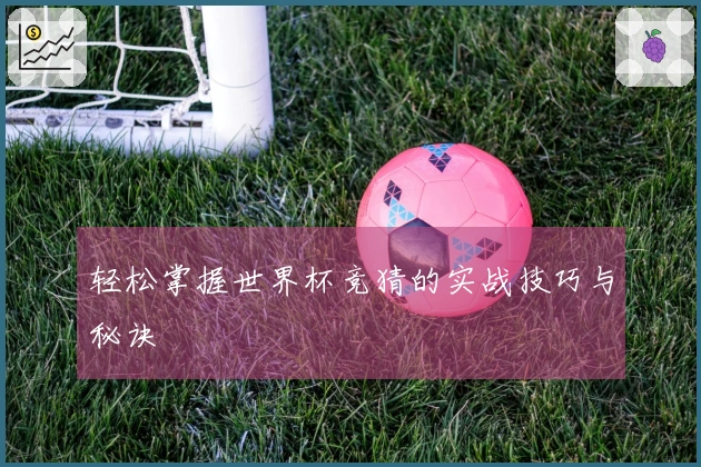 轻松掌握世界杯竞猜的实战技巧与秘诀